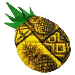Vintage Hawaiian Pineapple Pot Holder | Waimea Falls Park Souvenir